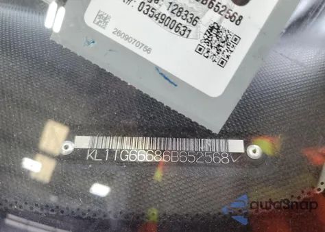 2006 Chevrolet Aveo Lt из США, поврежденный, VIN KL1TG66686B652568